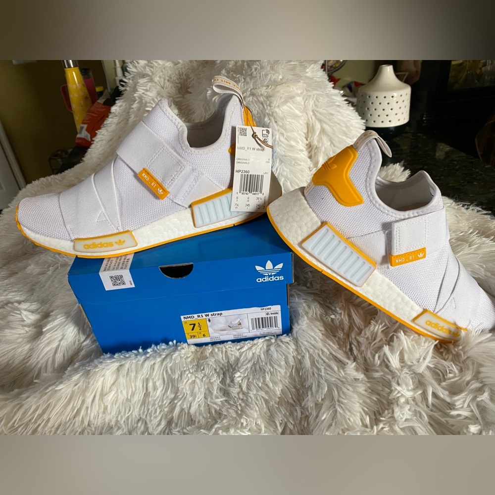 The shoes are new .
